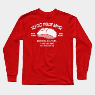 Stop Mouse Abuse Long Sleeve T-Shirt